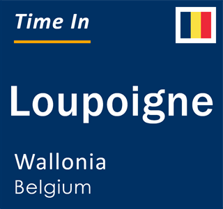 Current local time in Loupoigne, Wallonia, Belgium