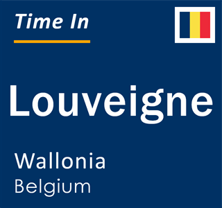 Current local time in Louveigne, Wallonia, Belgium