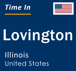 Current local time in Lovington, Illinois, United States