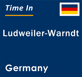 Current local time in Ludweiler-Warndt, Germany