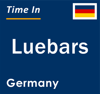 Current local time in Luebars, Germany