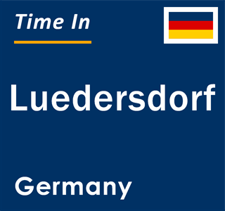 Current local time in Luedersdorf, Germany