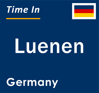 Current local time in Luenen, Germany