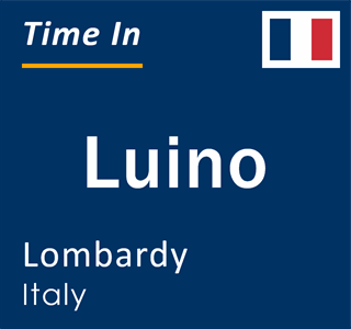 Current local time in Luino, Lombardy, Italy