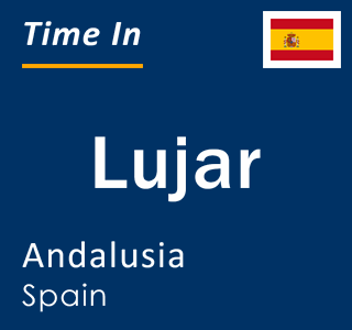 Current local time in Lujar, Andalusia, Spain