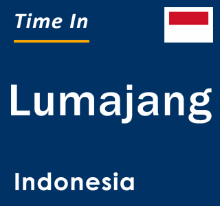 Current local time in Lumajang, Indonesia