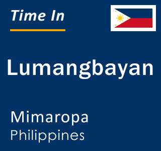 Current local time in Lumangbayan, Mimaropa, Philippines