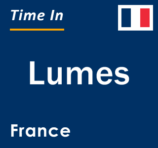 Current local time in Lumes, France