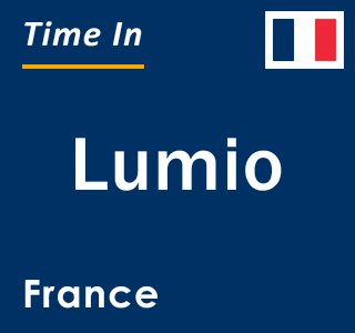 Current local time in Lumio, France