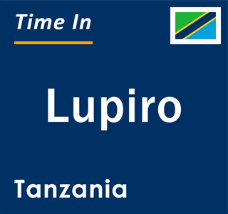 Current local time in Lupiro, Tanzania