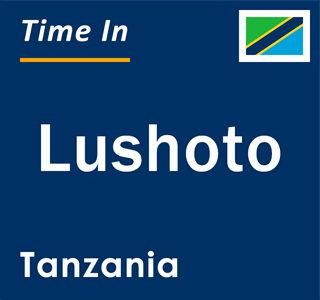 Current local time in Lushoto, Tanzania