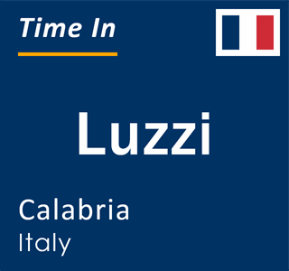 Current local time in Luzzi, Calabria, Italy