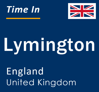 Current local time in Lymington, England, United Kingdom