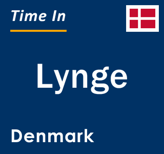 Current local time in Lynge, Denmark