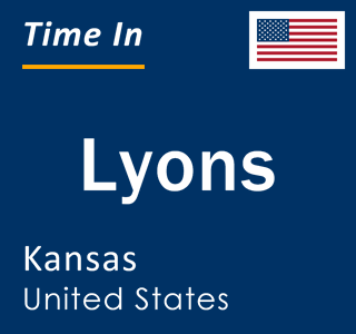 Current local time in Lyons, Kansas, United States