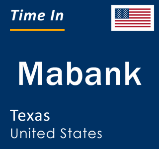 Current local time in Mabank, Texas, United States