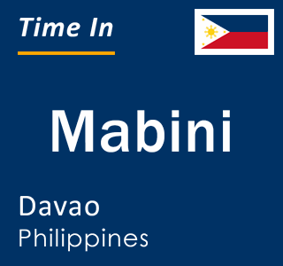 Current local time in Mabini, Davao, Philippines