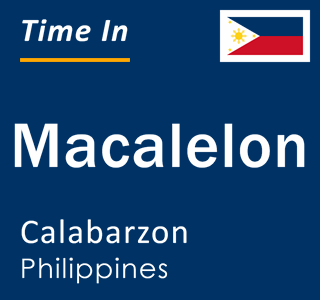 Current local time in Macalelon, Calabarzon, Philippines