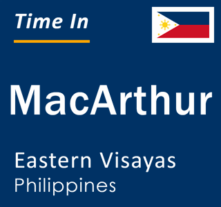 Current local time in MacArthur, Eastern Visayas, Philippines