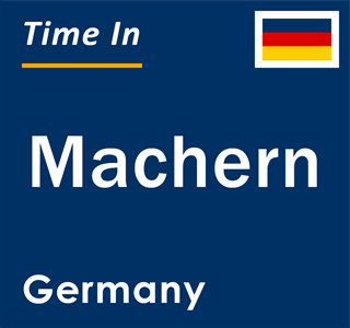 Current local time in Machern, Germany