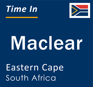 Current local time in Maclear, Eastern Cape, South Africa