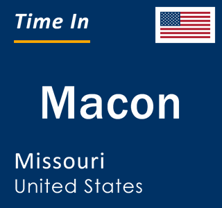 Current local time in Macon, Missouri, United States