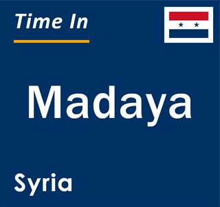 Current local time in Madaya, Syria