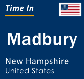 Current local time in Madbury, New Hampshire, United States