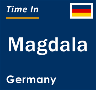 Current local time in Magdala, Germany