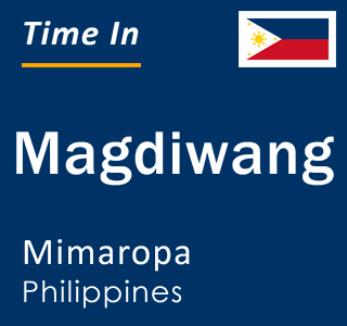 Current local time in Magdiwang, Mimaropa, Philippines