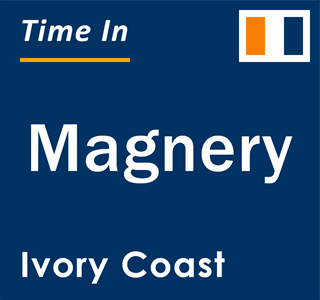 Current local time in Magnery, Ivory Coast