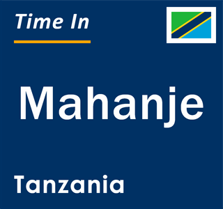 Current local time in Mahanje, Tanzania