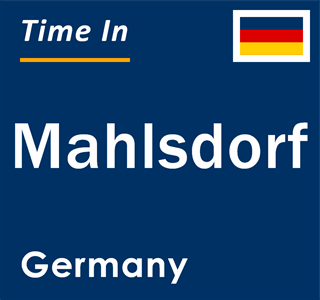 Current local time in Mahlsdorf, Germany