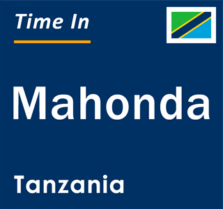 Current local time in Mahonda, Tanzania