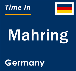 Current local time in Mahring, Germany