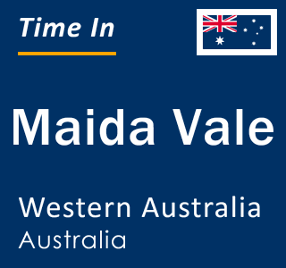 Current local time in Maida Vale, Western Australia, Australia