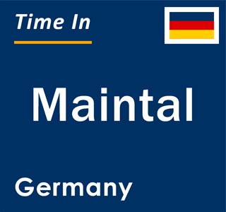 Current local time in Maintal, Germany