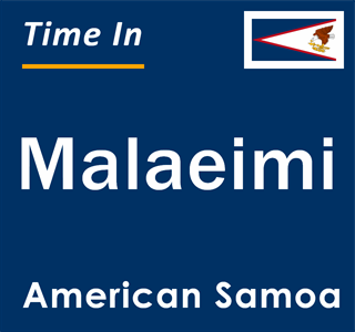 Current local time in Malaeimi, American Samoa