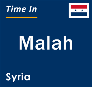 Current local time in Malah, Syria