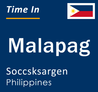 Current local time in Malapag, Soccsksargen, Philippines