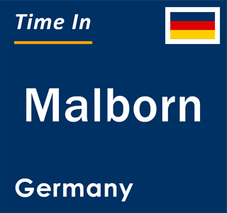 Current local time in Malborn, Germany