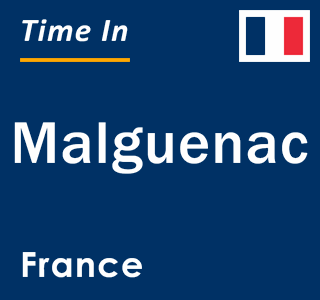 Current local time in Malguenac, France