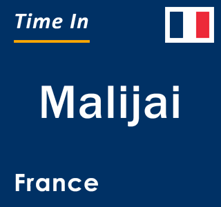 Current local time in Malijai, France