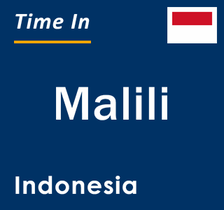 Current local time in Malili, Indonesia