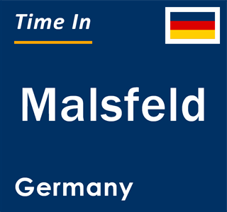 Current local time in Malsfeld, Germany