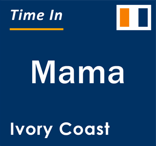 Current local time in Mama, Ivory Coast