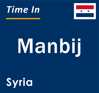 Current local time in Manbij, Syria