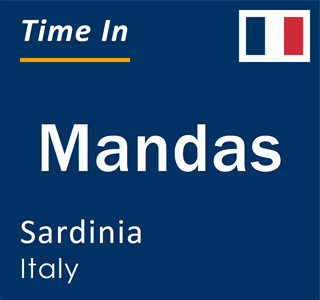 Current local time in Mandas, Sardinia, Italy