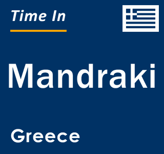 Current local time in Mandraki, Greece