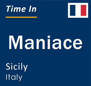 Current local time in Maniace, Sicily, Italy